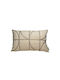 Zaros Sofa-Kissen aus Samt Beige / Ecru 40x60cm