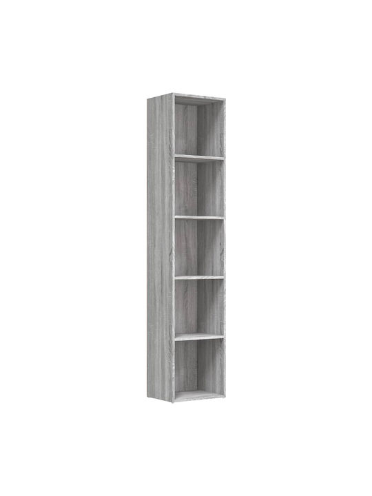 Bookcase Grey 40x30x189cm