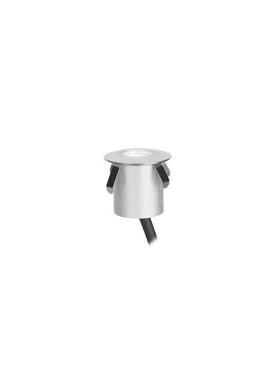Forlight Senya Външна Стояща Лампа Проектор LED с Топло Бяла Светлина IP65 Сребрист