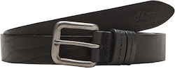 S.Oliver Men's Leather Belt Black
