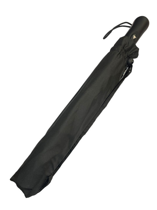 Rain Windproof Automatic Umbrella Compact Black