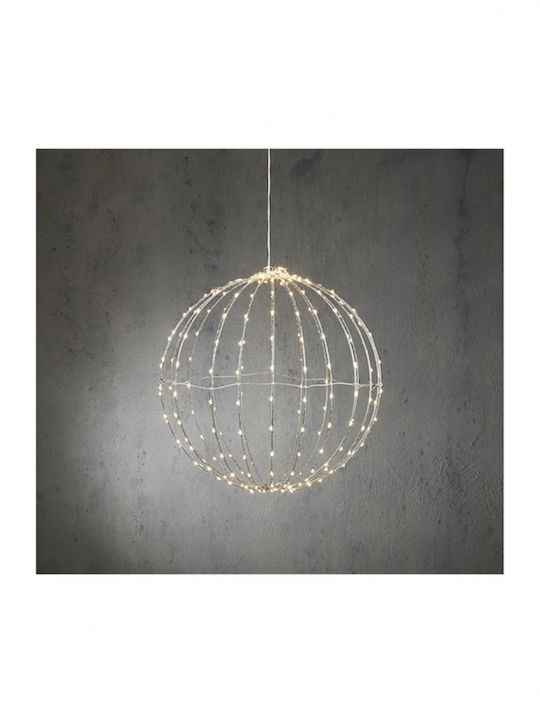 Atmosphera Illuminated Christmas Figure Ball White 40x40x40cm