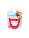 Pawise Vinyl Tooth Toy Dog made of Rubber with Sound 8εκ. Red 1pcs