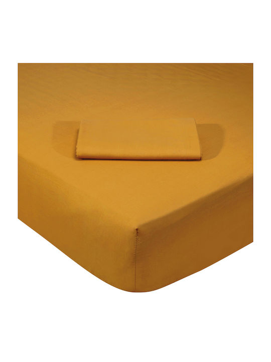 Das Home Sheet for Single Bed 170x260cm. Yellow