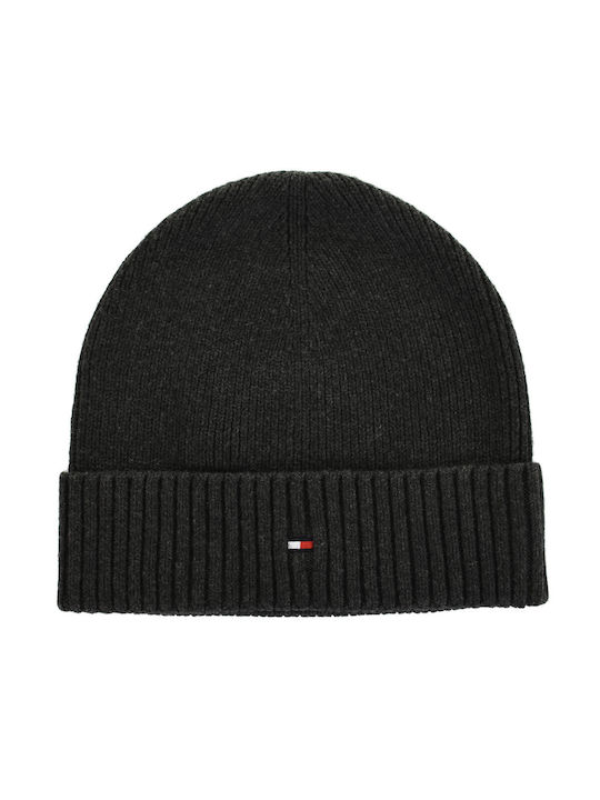 Tommy Hilfiger Beanie Ανδρικός Σκούφος Πλεκτός Anthracite