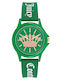Juicy Couture Women's Watch with Green Rubber Strap