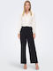 Damen Stoff Hose Schwarz