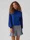 Vero Moda Women's Long Sleeve Sweater Blue