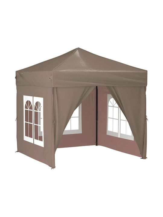 vidaXL Garden Freestanding Gazebo Beige / Grey ...