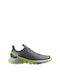 Alphacross 4 GTX Bărbați Pantofi sport Trail Running Impermeabile cu Membrană Gore-Tex Ebony / Albastru Perlat / Albastru Acid