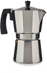 S3609142 Stovetop Espresso Pot for 3Cups Silver