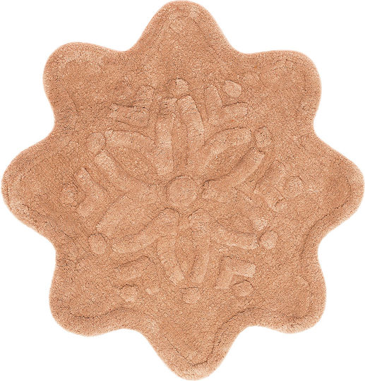 Palamaiki Covoraș de Baie Bumbac Flar Caramel 70x70buc