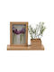 Wooden Photo Frame with Brown Frame (25x7x19)