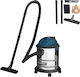 Bormann BVC2610 Vacuum Wet / Dry 1200W with Stainless Bin 20lt