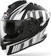 Airoh St 501 Blade White Matt Κράνος Μηχανής Full Face 1400gr με Pinlock και Sunvisor