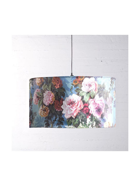 Abararam Vintage Flowers Pendant Lamp E27 Multicolour