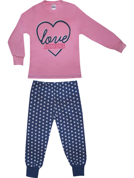 Pretty Baby Kids' Pajamas Winter Pink Love Always