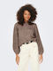 Only Women's Long Sleeve Sweater Brown