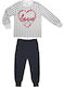 Pretty Baby Kids' Pajamas Winter White Love Always