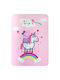 Aymax Κουβέρτα Κούνιας Peppa Pig Unicorn Fleece Ροζ 100x140εκ.