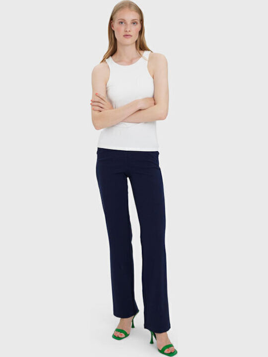 Vero Moda Γυναικεία Μπλούζα Αμάνικη Λευκή
