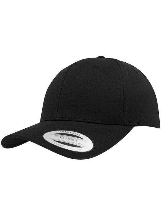 Καπέλο Snapback Curved Classic Flexfit 7706 Black