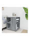 Bibliothek Grau 60x53x72cm