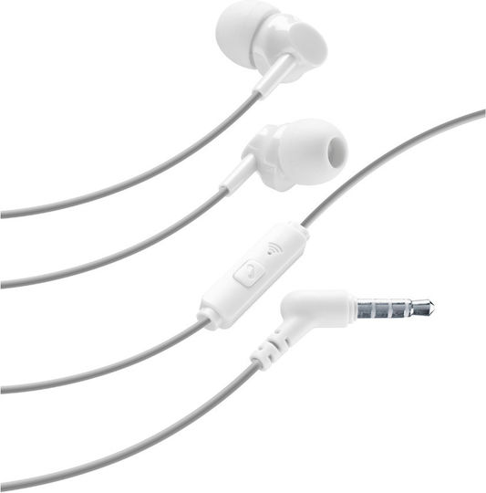 Cellular Line AUINEARSMART In-ear Handsfree με Βύσμα 3.5mm Λευκό