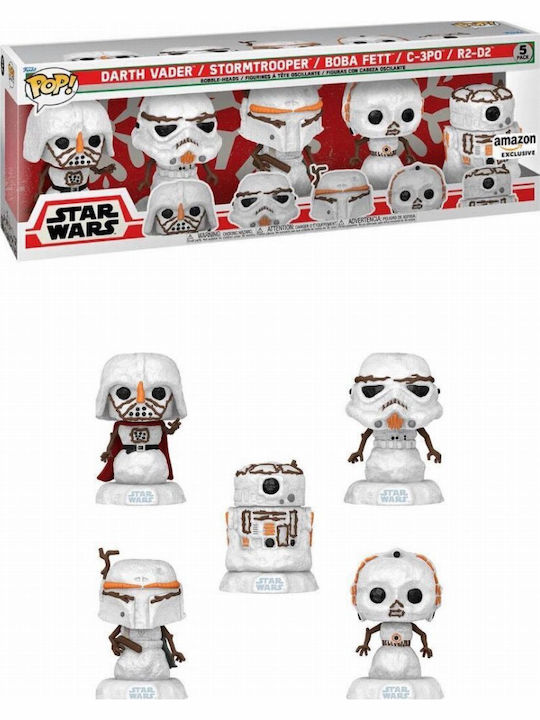 Funko Pop! Movies: Star Wars - Darth Vader / Stormtrooper / Boba Fett / C-3PO / R2-D2 5-Pack Bobble-Head Special Edition 5τμχ