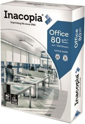 Inacopia Druckpapier A4 80gr/m² 5x500 Blätter Weiß 18362---ΘΚ-2