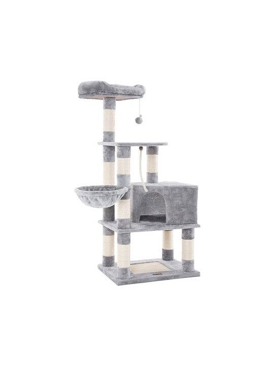 Feandrea Scratching Post Cat Trees Gray 5 levels 55x40x138cm