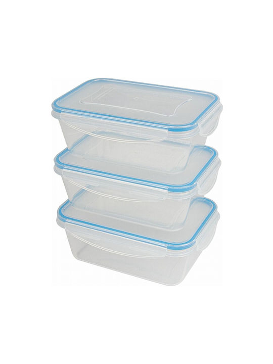 CLASSBACH Plastic Lunch Box C-FHD 4006 K Transparent 3pcs