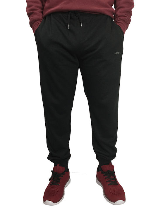 Double Sweatpants with Elastic Black