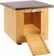Ferplast Baita 40 Rodent Cage Wooden Rodent Cage 39x49.5x43cm