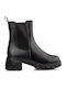 Women's Chelsea Boots with Medium Heel Black