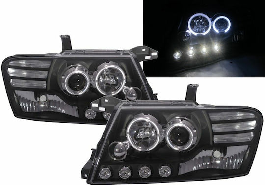 Lumini frontale Ochi de înger pentru Mitsubishi Pajero 2001-2006 2buc