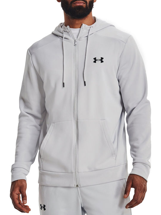 Under Armour Ζακέτα με Κουκούλα Γκρι