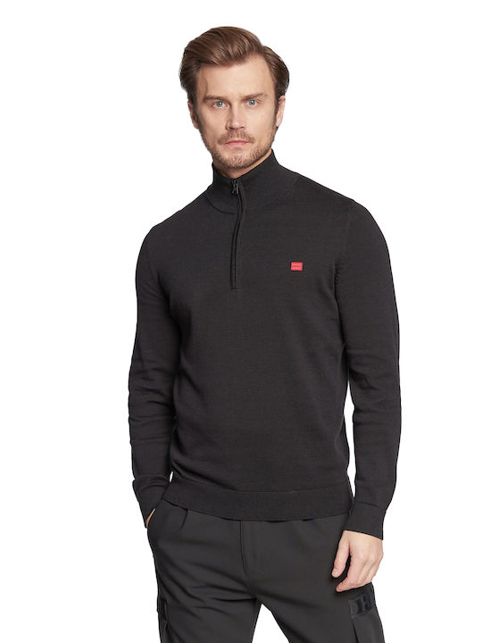 San Langarm-Pullover Schwarz