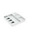 TnS Drawer Cutlery Tray Plastic 39x38x5cm White