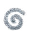 Χριστουγεννιάτικη Γιρλάντα Πλαστική Tinsel Silver 200x15cm