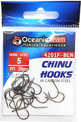 Oceanic 4201F BLN Chinu 8 Αγκίστρια Σετ 20τμχ No8 OC.04201F-BLN-08