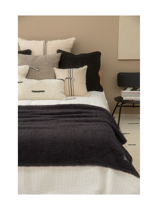 Calma House Decke Kinderbett Tedy Schwarz 120x180cm