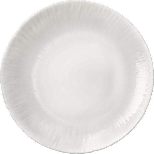 Bormioli Rocco Coconut Plate Desert made of Porcelain White with Diameter 21cm