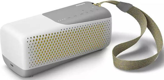 Philips Waterproof Bluetooth Speaker 10W with Battery Life up to 12 hours White TAS4807W/00