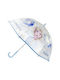 Cerda Kinder Regenschirm Gebogener Handgriff Durchsichtig mit Durchmesser 90cm.