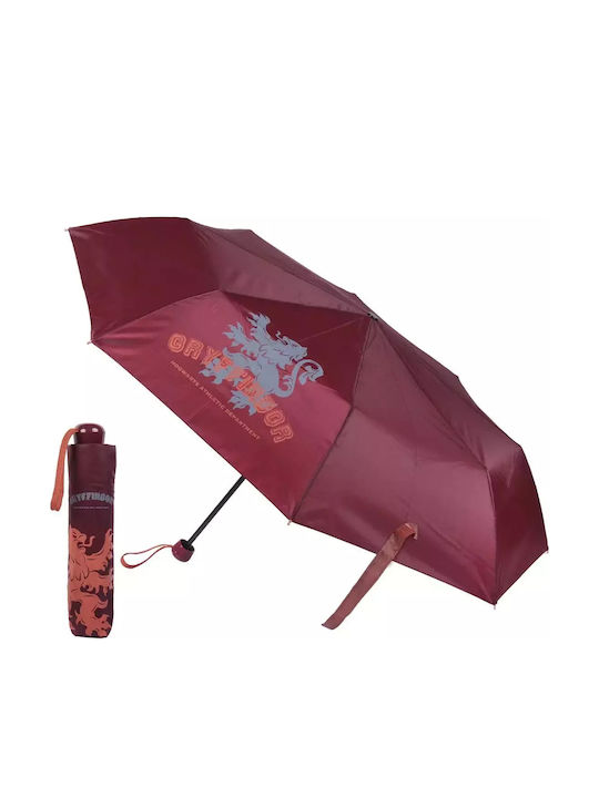 Cerda Kids Curved Handle Umbrella Harry Potter Gryffindor with Diameter 53cm Red