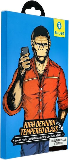 Mr.monkey 5D 0.26mm Full Glue Full Face Tempered Glass Black (iPhone 14 Pro Max)