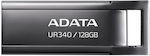 Adata UR340 128GB USB 3.2 Stick Ασημί