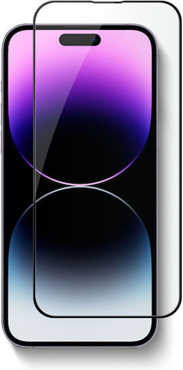 Vivid Full Face Tempered Glass Black (iPhone 14 Pro)