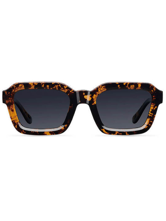 Meller Naya Sunglasses with Tigris Carbon Tartaruga Plastic Frame and Black Gradient Lens